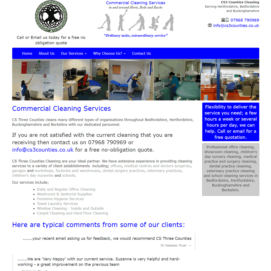CS3 Counties Website