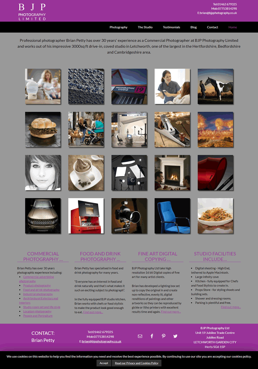 BJP Photography Website