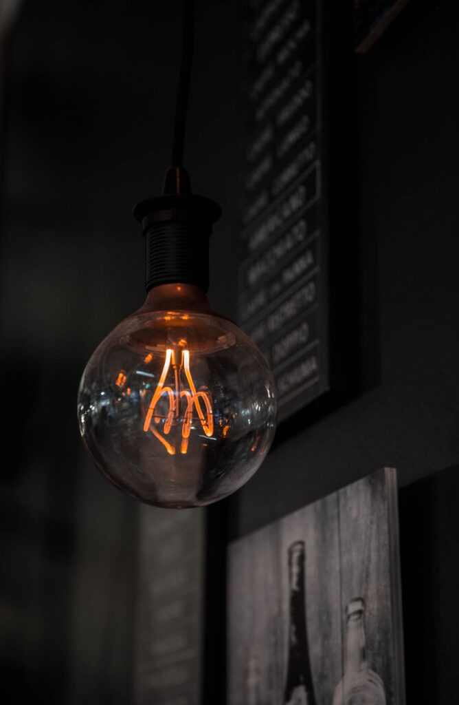 decorative image of light bulb